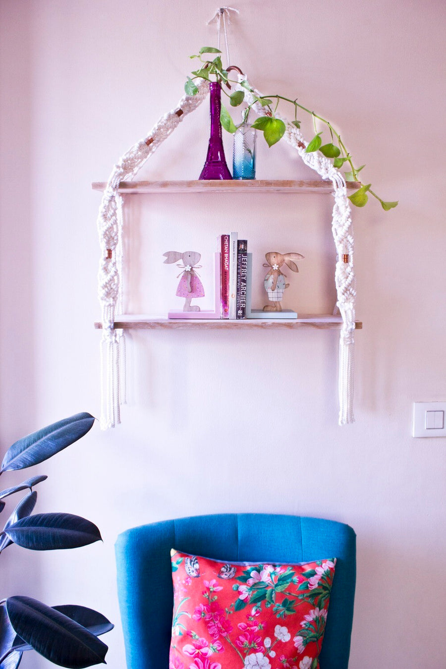 Two tier shelf