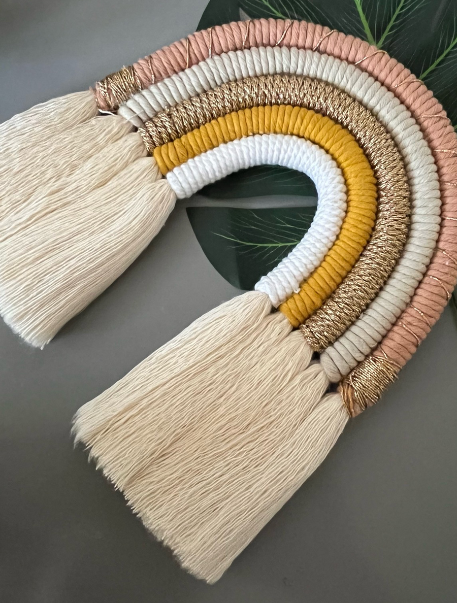 Macrame Rainbow Metallic Theme