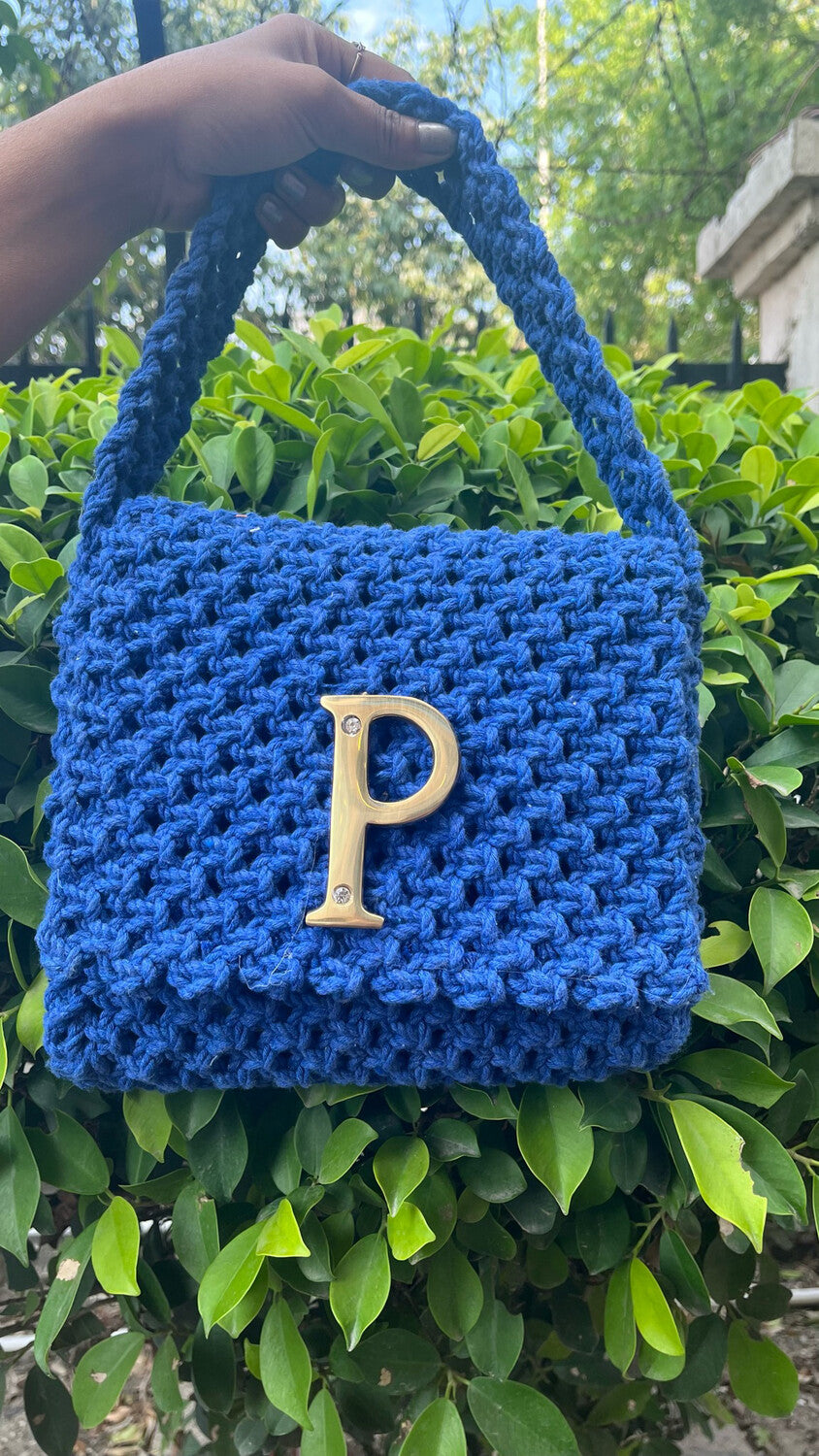 Macrame Custom Initial Bags