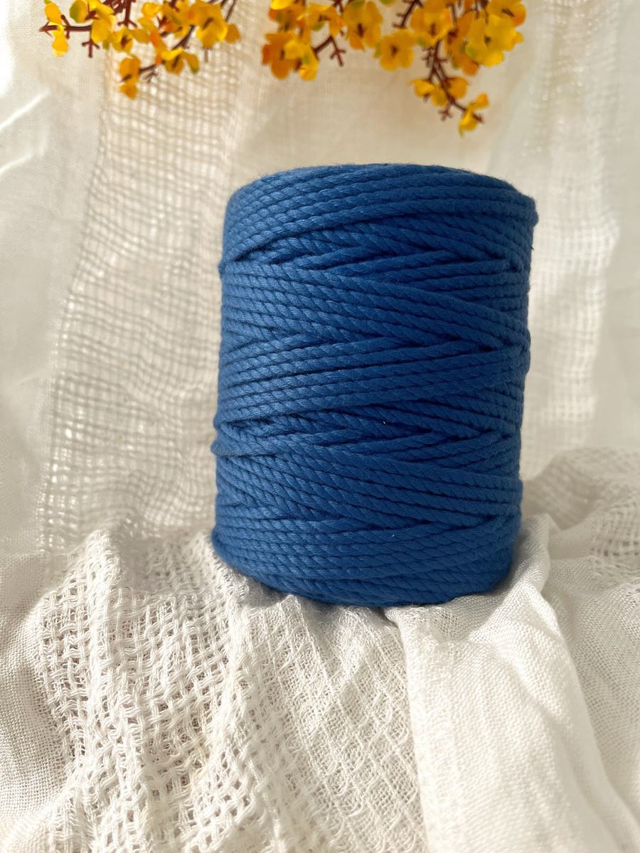 Royal Blue - 2mm/3mm Twisted