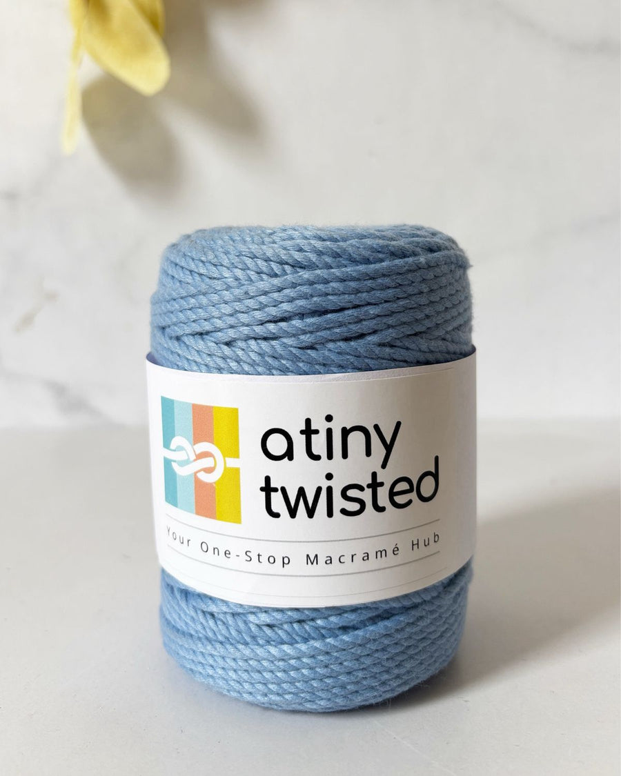 Baby Blue - 2mm/3mm Twisted