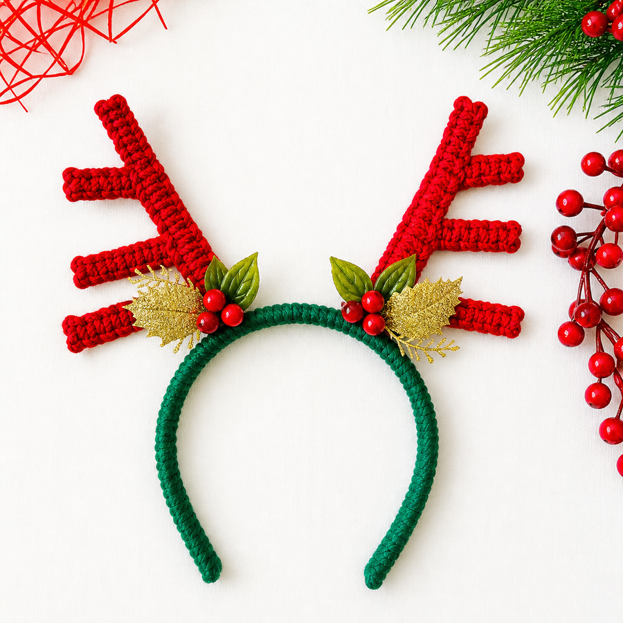Macrame Reindeer Hairband | Headband