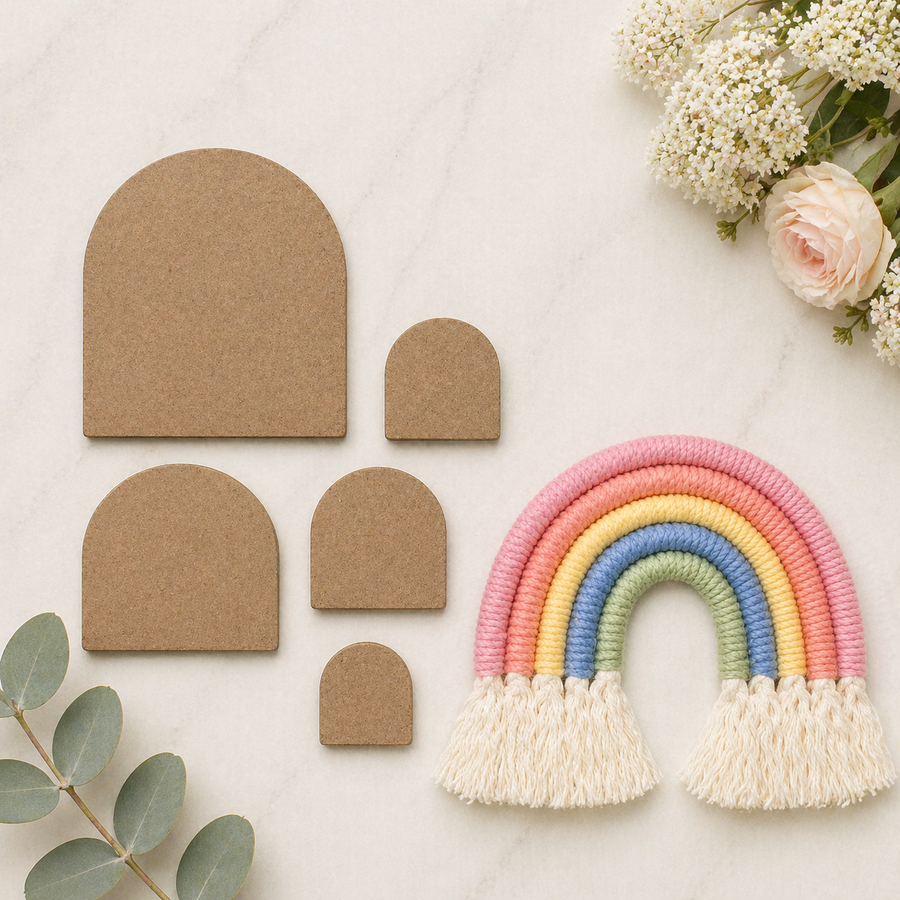 Stencil for rainbow Shape/Template