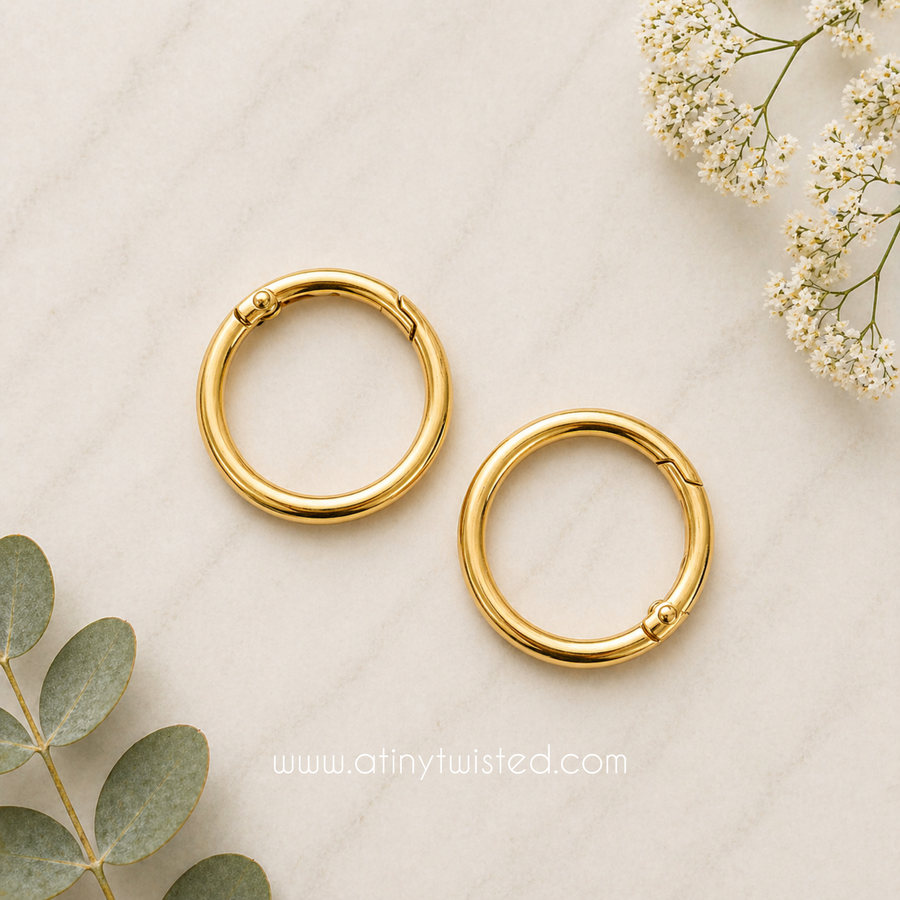 Round Push Ring/Bag push Ring- set of 4