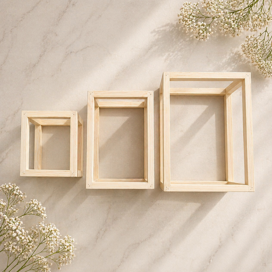 Wooden Storage Box Frames