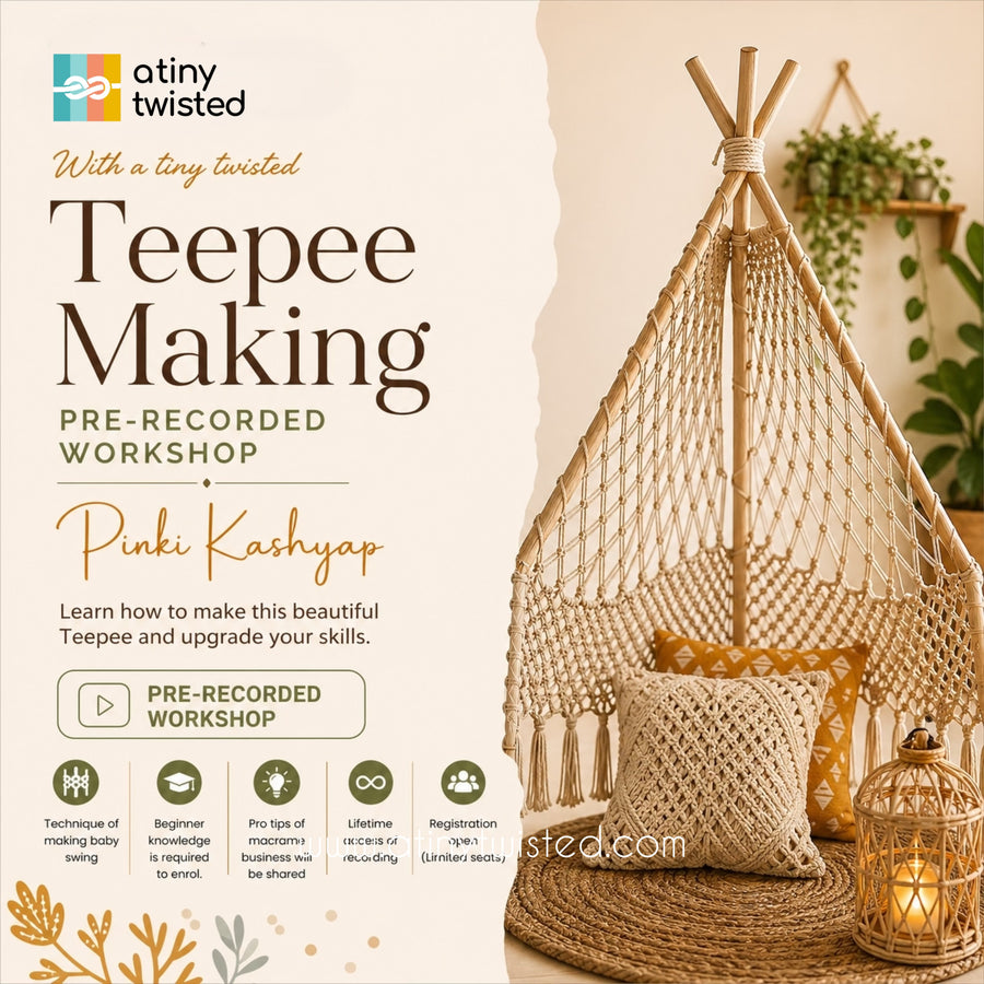 Teepee Making Workshop - Recording