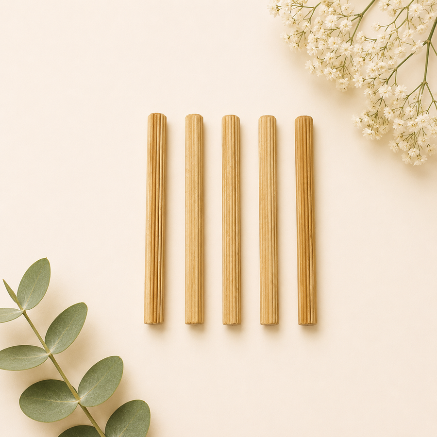 Wooden Rigged Dowel - 4 inch