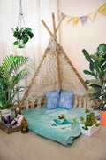 Teepee,  Macrame Decor Wigwam with 3 wood sticks