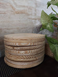 Wood Shelf/ Circular Plank