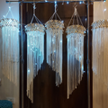 Boho Long chandelier