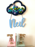 Personalised Kids Nameplate - Heart