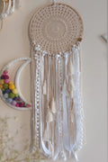 Boho Dreamcatcher (white + Cream)