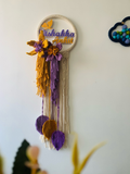 Personalised Kids Nameplate - flowers
