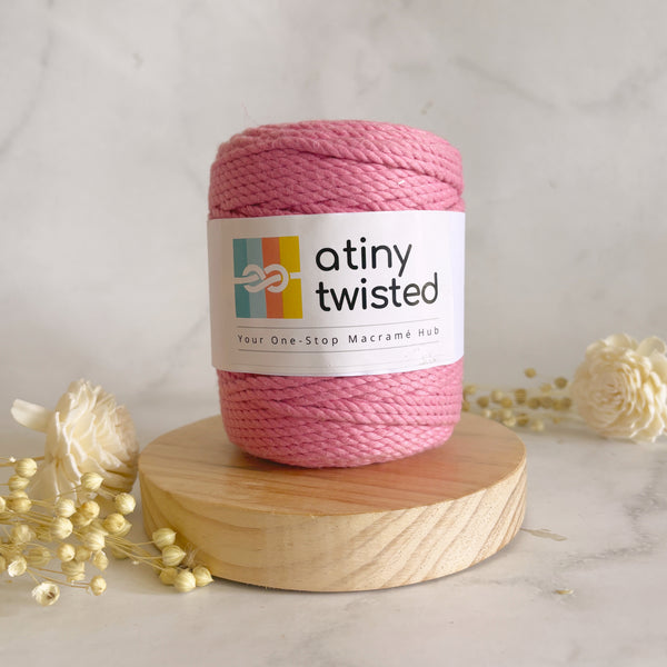 Baby Pink- 2mm/3mm/4mm Twisted