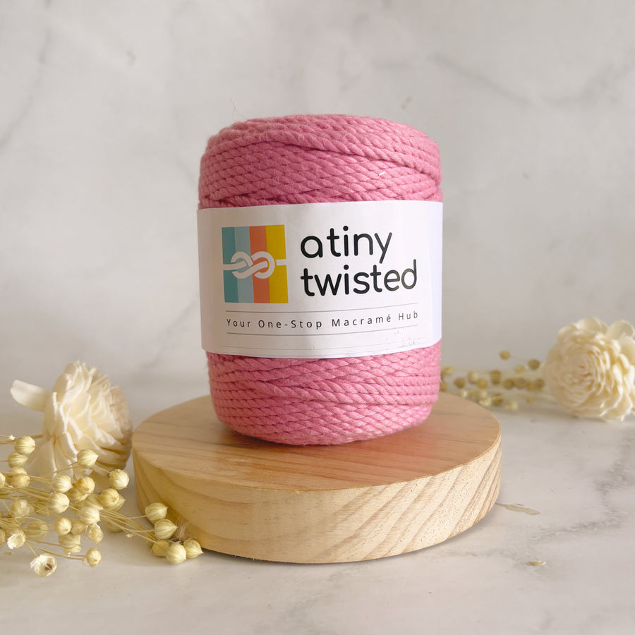 Baby Pink- 2mm/3mm/4mm Twisted