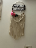Personalised Kids Nameplate - flowers