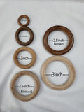Plant Hanger Rings / Wooden Rings / Hoops