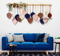 Boho Leaf wallhanging With Flowers