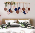 Boho Leaf wallhanging With Flowers