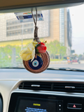 Macrame Car Charms - Evil Eye Car Hanging