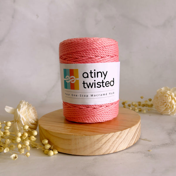 Peach- 2mm/3mm/4mm Twisted