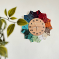 Colourful Macrame Clock