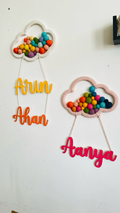 Personalised Kids Nameplate - Cloud