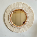 Wooden Beads Mirror