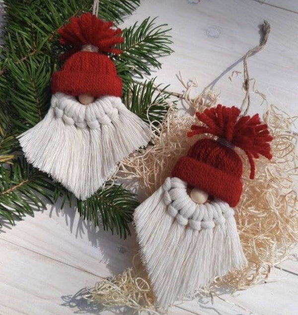 Santa Ornaments