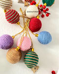 Christmas Ball Ornaments Set Of 5