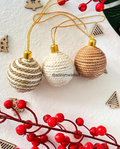 Christmas Ball Ornaments Set Of 5