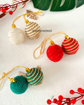 Christmas Ball Ornaments Set Of 5