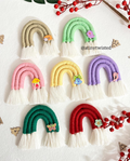 Macrame Rainbow Christmas Theme
