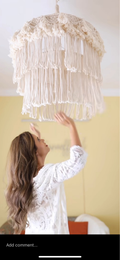 Boho Triple layer chandelier