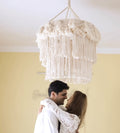 Boho Triple layer chandelier