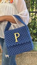 Macrame Custom Initial Bags