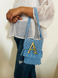 Macrame Custom Initial Sling Bags