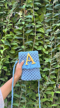 Macrame Custom Initial Sling Bags