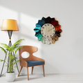 Colourful Macrame Clock