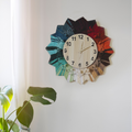 Colourful Macrame Clock