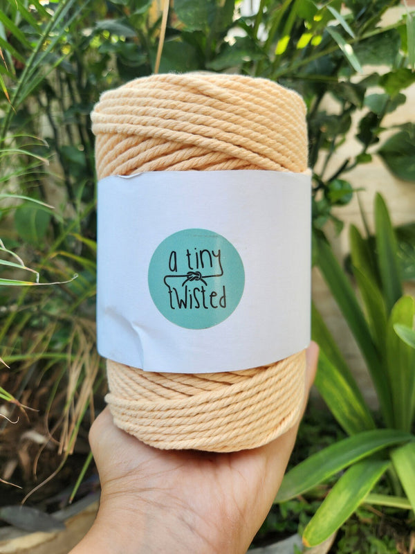 Light Butterscotch - 4mm Twisted