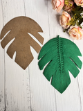 Stencil for Monstera Leaf
