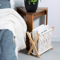 Wooden Magazine Stand