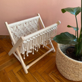 Wooden Magazine Stand