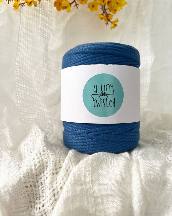 Royal Blue - 2mm/3mm Twisted