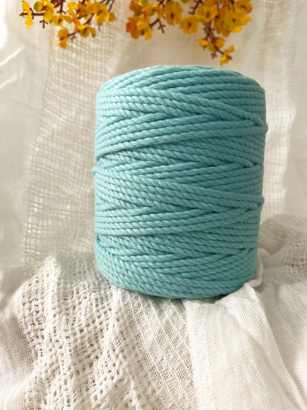 Turquoise Blue - 3mm Twisted
