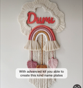 Macrame Nameplate Workshop