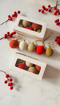 Christmas Ball Ornaments Set Of 5