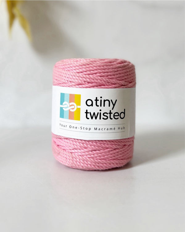 Baby Pink- 2mm/3mm/4mm Twisted
