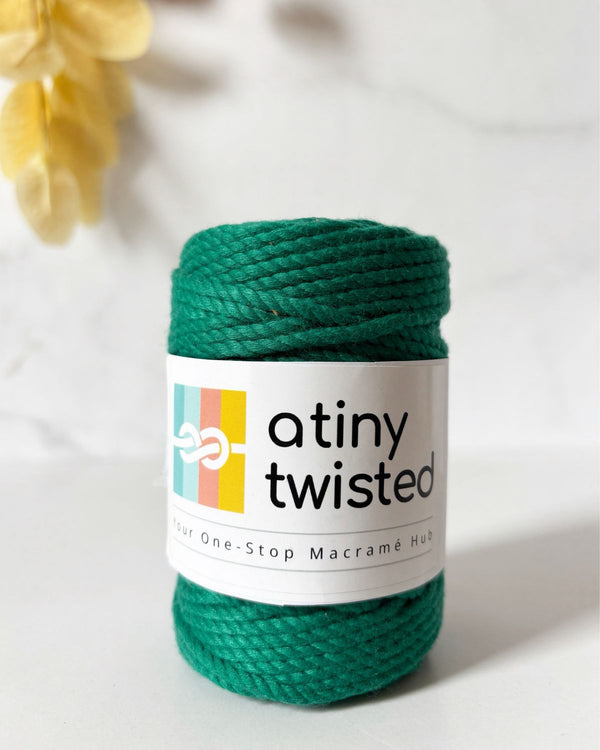 Teal Green - 2mm/3mm Twisted